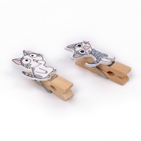 Набор для фото и декора &laquo;Котята&raquo;, в наборе прищепки 10 шт., верёвка 100 см