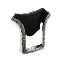 Держатель телефона в дефлектор со стразами