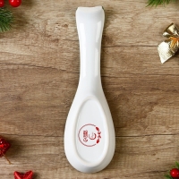 Новый год! Подставка новогодняя под ложку &laquo;Снегирь&raquo;, 7 х 22.3 см