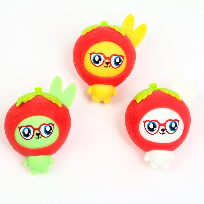 Мялка &laquo;Зайка&raquo; с пастой, цвета МИКС