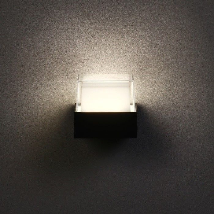 Светильник фасадный &laquo;Гранд&raquo;, FSD-038, 5 Вт, 4000К, IP65, 220 В, пластик, черный