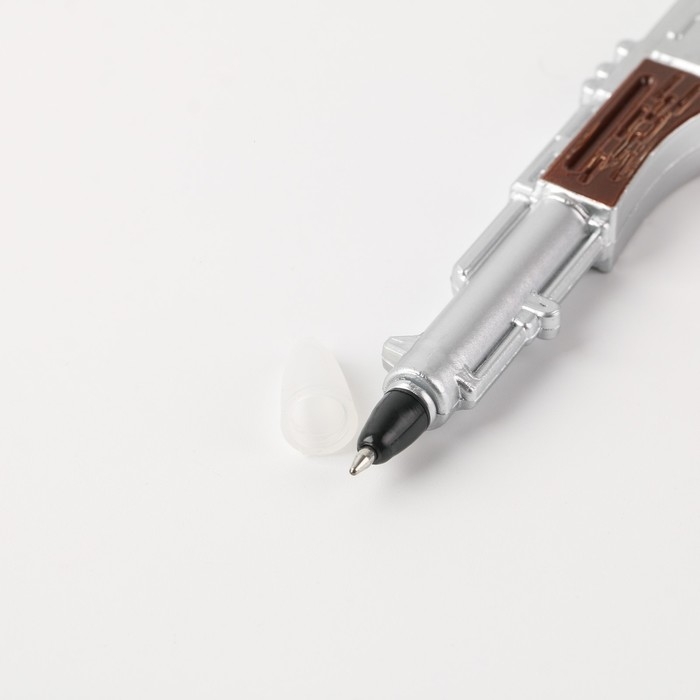 Ручка прикол шариковая синяя паста пластик &laquo;Крутому мужику, тому, кто может всё&raquo;