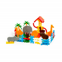 Конструктор &laquo;Зоопарк&raquo;, 117 деталей