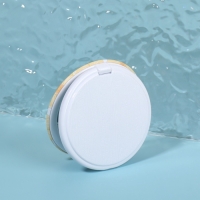 Зеркало складное &laquo;Нежность&raquo;, d = 7,5 см, цвет жёлтый