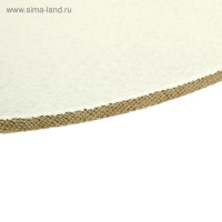 Холст круглый на оргалите 4мм, d-30 хлопок 100% акриловый грунт м/з 250г/м&sup2;