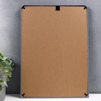 Фоторамка пластик L-2 21х30 см серебр. мет. (пластиковый экран)