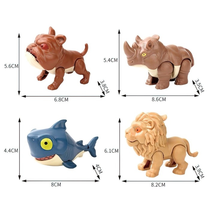 Фигурка животного «Кусачка», 16 видов, цвет МИКС Фигурка животного «Кусачка», 16 видов, цвет МИКС