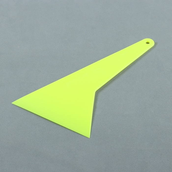 Шпатель для плёнки, 22.5&times;11.5 см, жёлтый