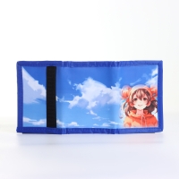 Кошелёк детский на липучке &laquo;Выбражулька&raquo;, цвет голубой