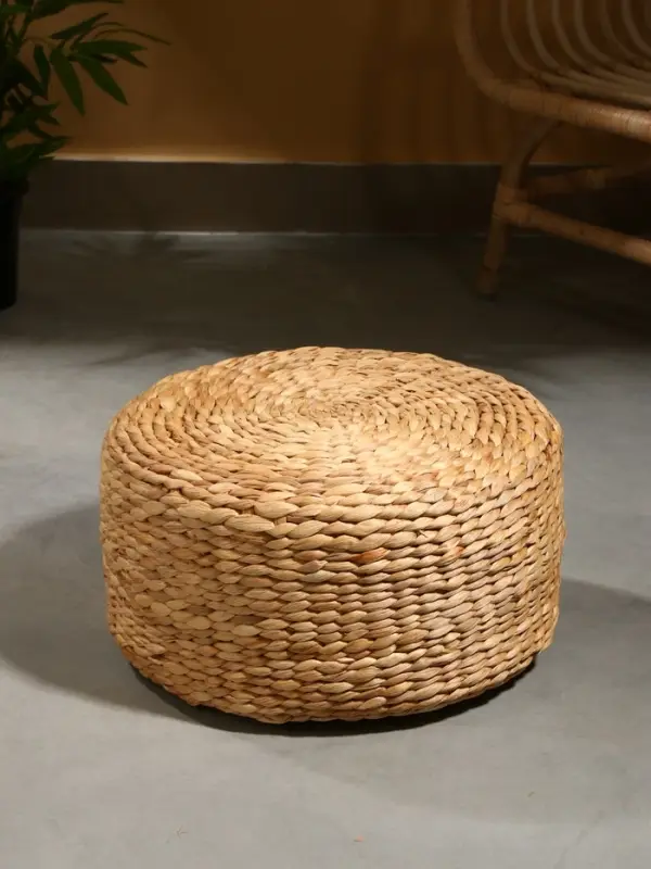 Пуфик 40х40х20 см, водный гиацинт