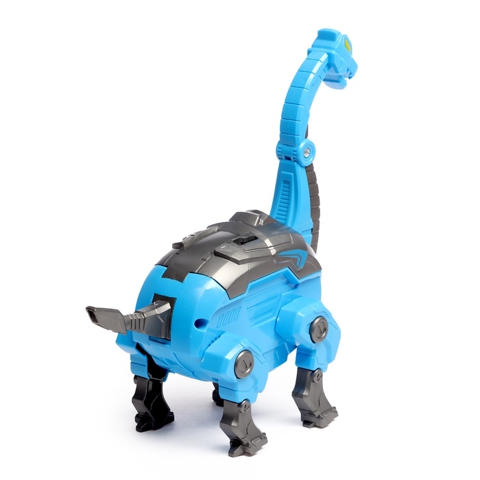 Робот-динозавр &laquo;Бронтозавр&raquo;, трансформируется в яйцо, цвет голубой