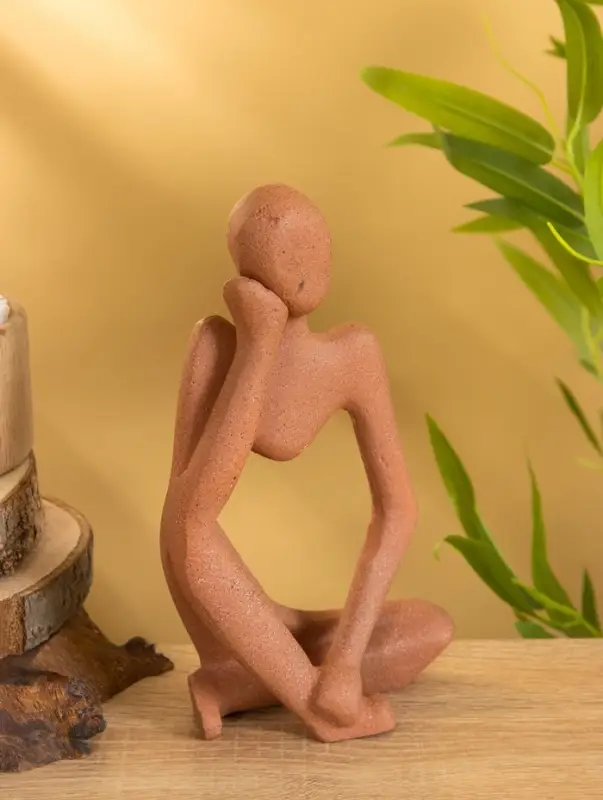 Сувенирный набор "Мыслители" 9х6х20 см (3 шт), алюминий