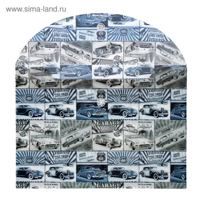 Папка-конверт на кнопке, А5, 180 мкм, МИКС