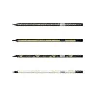 Карандаш чернографитный, ErichKrause &laquo;Magic Sky&raquo;, HB, d=2.2 мм, с ластиком, трeхгранный, в тубусе, дерево, микс