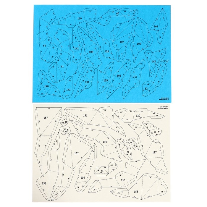 Конструктор полигональный &laquo;Дракон&raquo;, 190 деталей