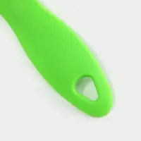 Овощечистка Доляна &laquo;Смайлик&raquo;, 15 см, зелёная