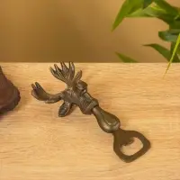 Открывашка "Лось" 15,5х7,5х5 см, алюминий