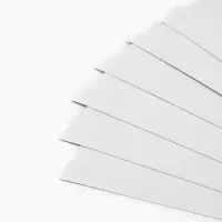 Картон белый А4, 6 листов немелованный односторонний 200 г/м&sup2; в пакете