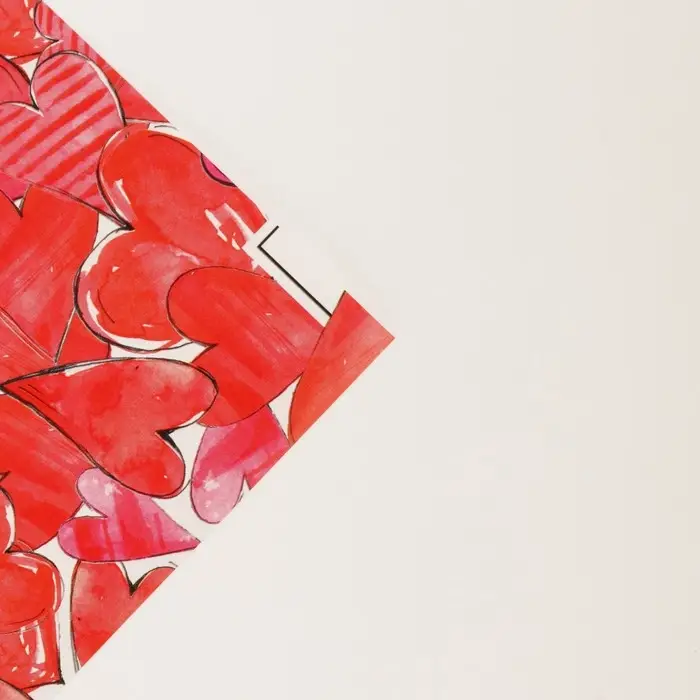 Бумага упаковочная глянцевая &laquo;Love&raquo;, 70 х 100 см