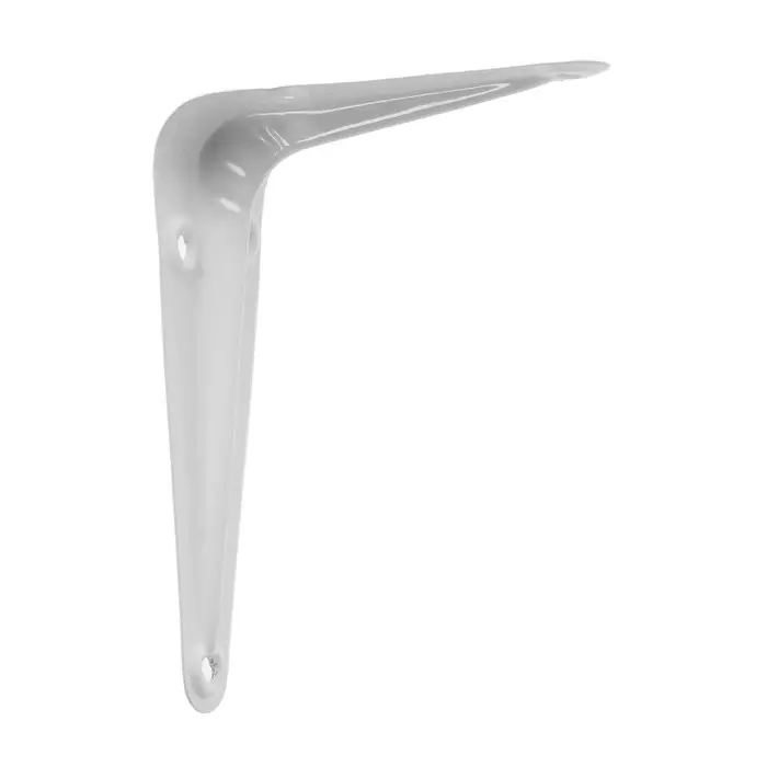 Кронштейн, 100&times;75&times;0.8 мм, металл, белый