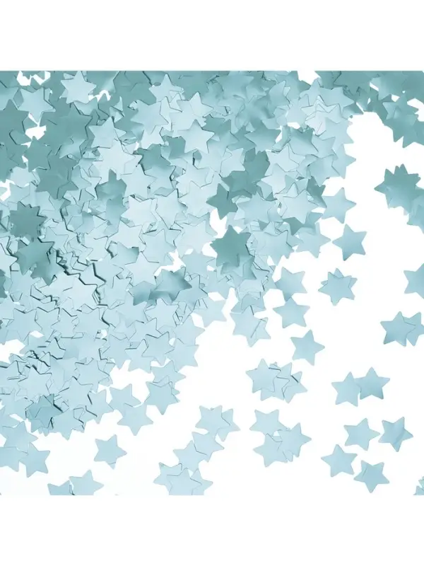 Конфетти &laquo;Звезда&raquo; голубые, хром, 1.5 см, 50 г