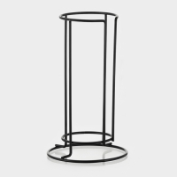 Набор стеклянных кружек на металлической подставке "Квартет", 4 шт, 250 мл