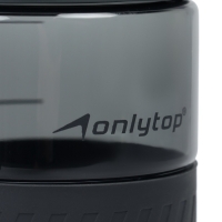 Бутылка для воды Onlytop, 650 мл, цвет черный