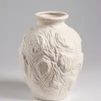 Ваза настольная керамика "Элой" 18х12 см, белый