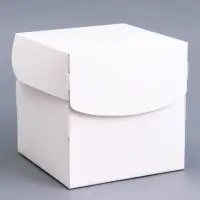 Коробка для 1 капкейка, белая,10&times;10&times;10 см