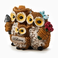 Фигурка полистоун TAKE IT EASY &laquo;Семья сов&raquo;, 11&times;9&times;7.5 см