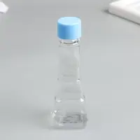 Баночка для скрапбукинга пластик "Эйфелева башня" 50 мл МИКС 3,7х3,7х10,5 см