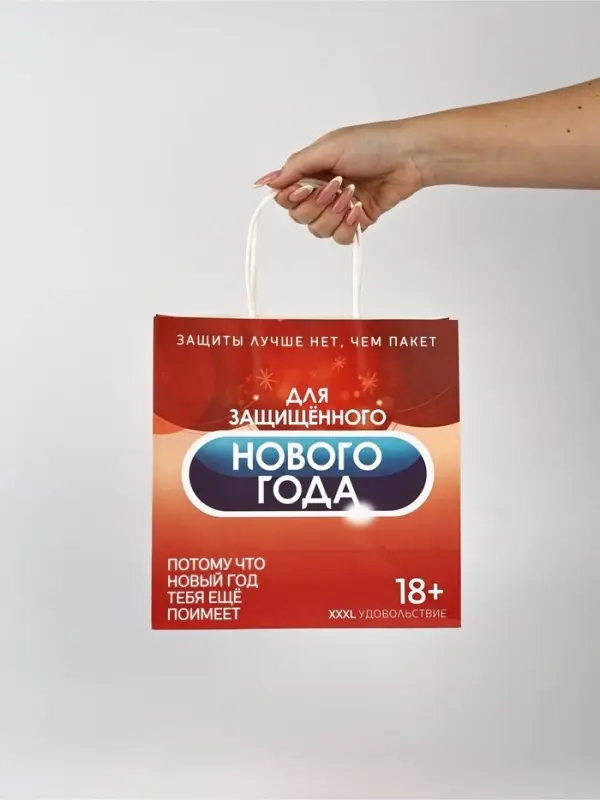 Набор пакетов крафтовых &laquo;Новогодний праздник&raquo;