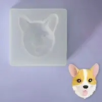 Молд &laquo;Мордашка&raquo;, силикон, 8&times;8&times;2,3 см, цвет белый