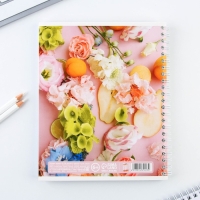 Тетрадь в клетку, 96 листов А5 на спирали, &laquo;Слушай своё сердце&raquo; ,обложка мелованный картон 230 г внутренний блок №1, белизна 96%