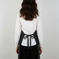 Фартук парикмахерский, одностронний, 3 кармана, чёрный