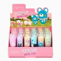 Бальзам для губ &laquo;Зверятки&raquo;, микс цветов и ароматов