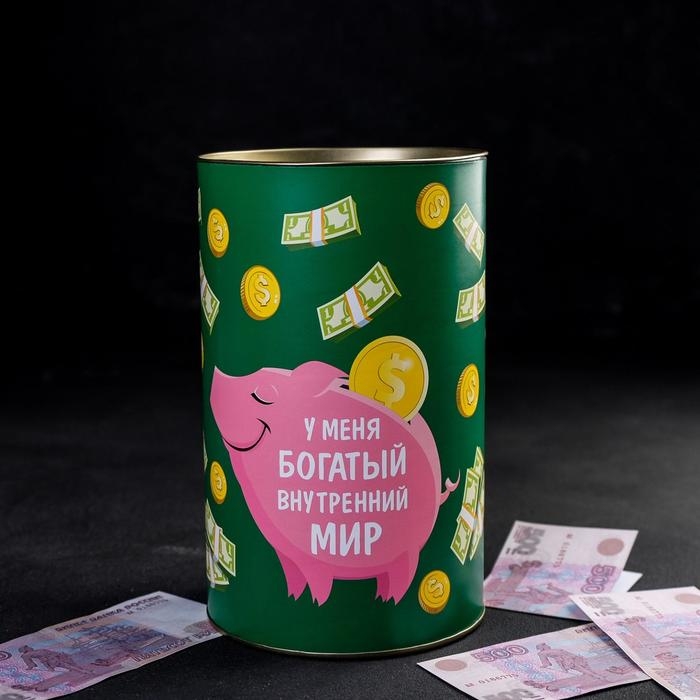 Копилка XXL &laquo;Денег много не бывает&raquo;, 20 х 12,5 см