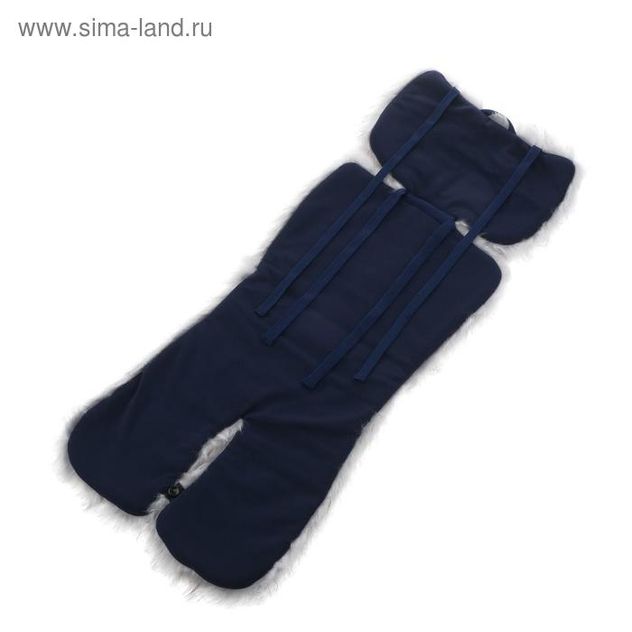 Накидка &laquo;АВТОНЯША&raquo; для детского автокресла, Кошечка, светло-серая