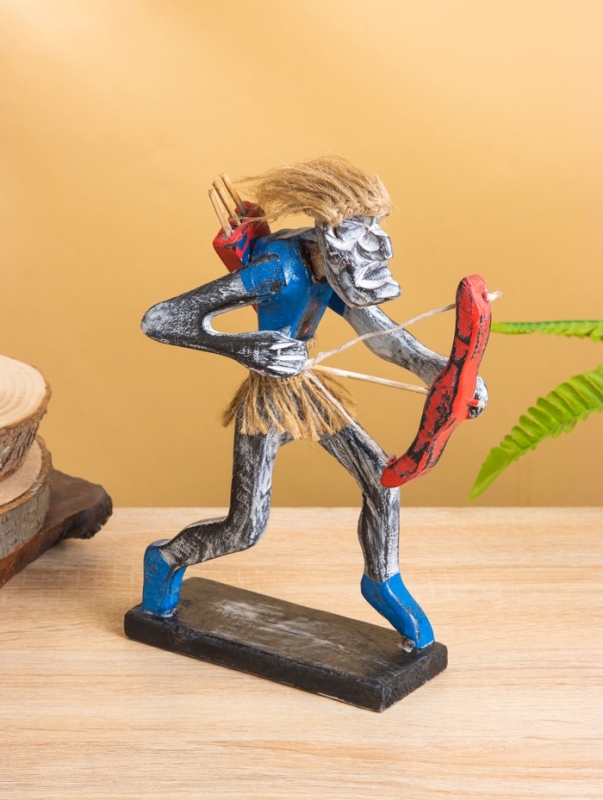 Сувенир &laquo;Аборигены лучник&raquo;, 15&times;7&times;23 см, дерево