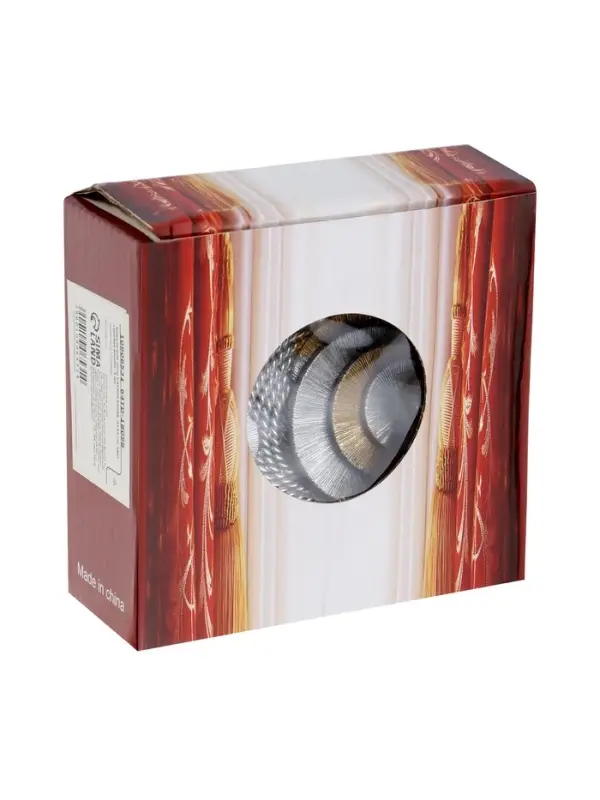 Крючок для штор CAPPIO KS038, d=11 см, цвет серебро золото, 2 шт