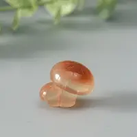 Сувенир эпоксидная смола флюоресцентный "Грибочки" набор 9 шт 1х2,4 см