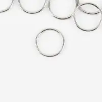 Кольцо для бретелей, металлическое, 15 мм, 20 шт., цвет серебряный