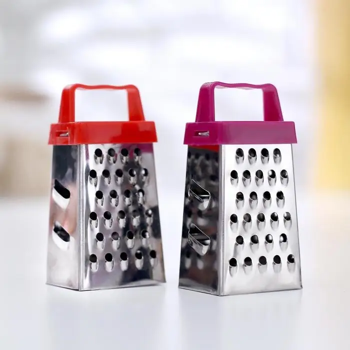 Тёрка четырёхгранная c магнитом Доляна, 3.5&times;7&times;3 см, МИКС