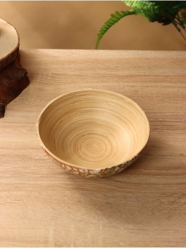 Миска 15х15х6 см, бамбук