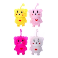 Мялка &laquo;Мишка&raquo; с пастой, цвета МИКС