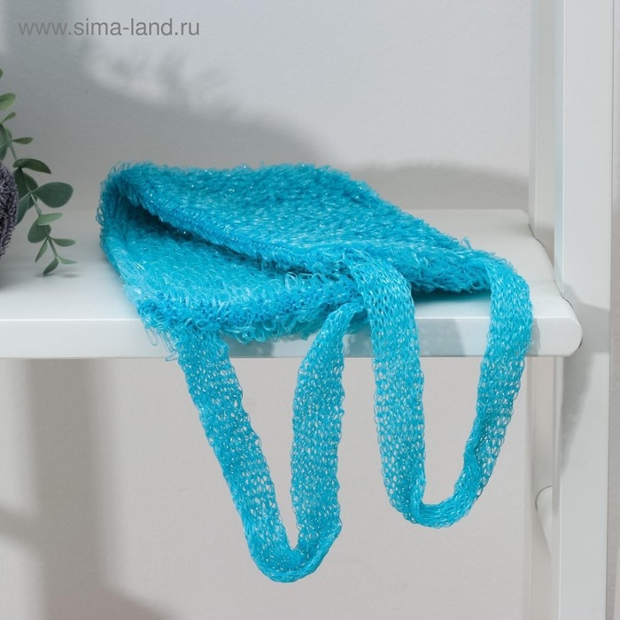 Мочалка для тела Доляна &laquo;Банный пояс&raquo;, 45,5&times;11 см, МИКС