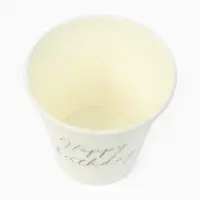 Стакан одноразовый бумажный &laquo;Happy Birthday&raquo;, белый 250 мл