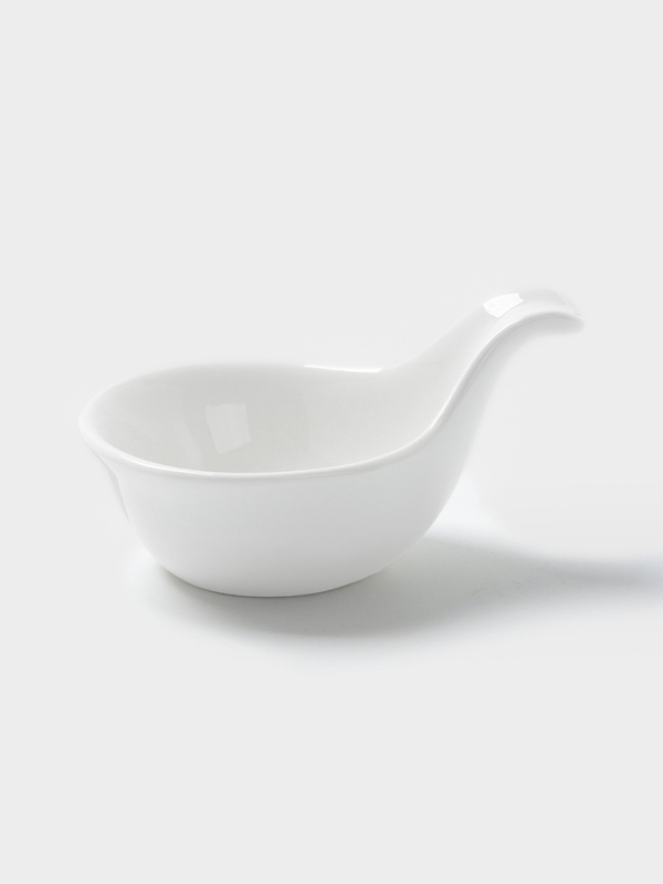 Соусник Hanna Kn&ouml;vell, с ручкой, фарфор, белый