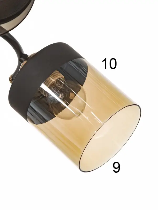 Люстра "Элла" 5хЕ27 40Вт черный 70х70х27 см