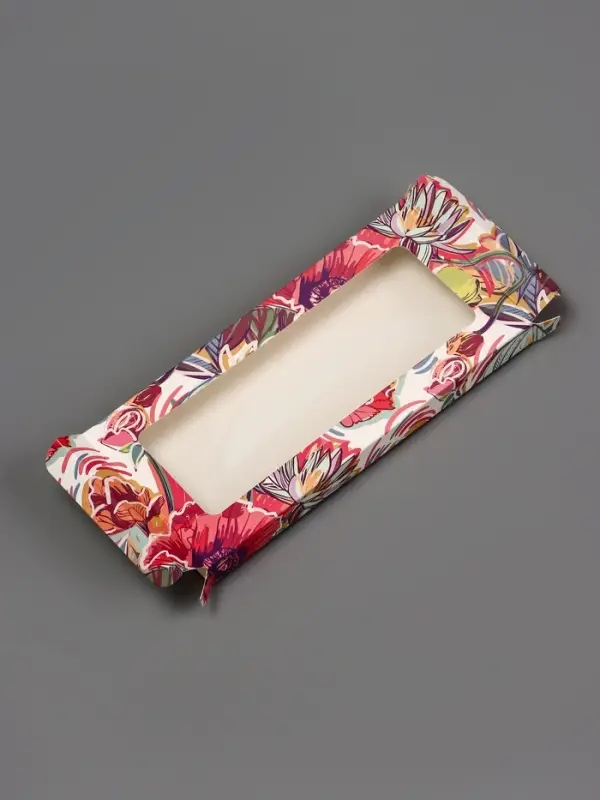 Подарочная коробка под плитку шоколада, с окном &laquo;Цветочное настроение&raquo;, 17&times;8&times;1.4 см